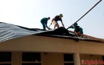 Nghệ An: Khắc phục hậu quả lốc xoáy
