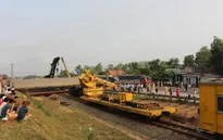 Nhiều chuyến tàu bị chậm do tai nạn đường sắt ở Quảng Trị