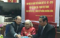 Đồng chí Lê Hồng Anh chúc Tết Đảng viên lão thành 85 năm tuổi Đảng