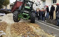 Nông dân cả nước Pháp biểu tình phản đối thực phẩm nhập khẩu