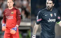 Buffon vs. Ter Stegen: Huyền thoại so găng lính mới