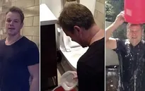 Matt Damon thử thách "Ice Bucket" bằng nước lấy từ bồn cầu