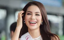 Phạm Hương đẹp rạng ngời trước giờ sang Mỹ