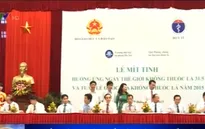 Mít tinh hưởng ứng Ngày thế giới không thuốc lá