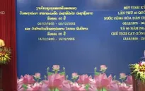 Mít tinh trọng thể kỷ niệm 40 năm Quốc khánh Lào