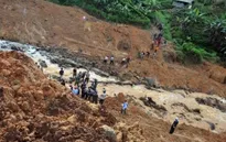 Indonesia: Sạt lở đất, ít nhất 12 người thiệt mạng