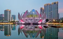 Tuyệt đẹp tòa nhà hoa sen ở Trung Quốc