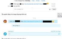 Cảnh báo mã độc mới phát tán qua Skype
