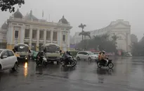Không khí lạnh gây mưa ở nhiều tỉnh, thành miền Bắc