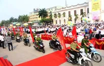 Không khí Ngày hội ATGT nông thôn khu vực Đồng bằng sông Hồng