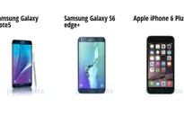 So sánh nhanh Note 5, Galaxy S6 Edge+, iPhone 6 Plus