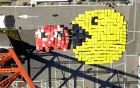 Kỷ lục xếp hình Pacman lớn nhất thế giới