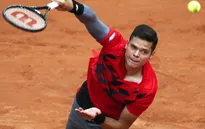 Milos Raonic bất ngờ rút lui khỏi Pháp mở rộng 2015
