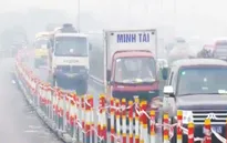 Cao tốc Pháp Vân - Cầu Giẽ quá tải những ngày giáp Tết