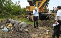 Phạt bệnh viện chôn hàng tấn rác thải y tế trái phép