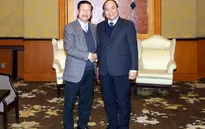 Phó Thủ tướng Nguyễn Xuân Phúc hội đàm với Phó Thủ tướng Lào