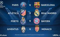 Lịch thi đấu và tường thuật vòng tứ kết Champions League