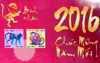 Phát hành bộ tem bưu chính đặc biệt Tết Bính Thân 2016