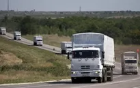 Đoàn xe cứu trợ thứ 13 của Nga tới miền Đông Ukraine