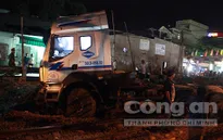 Đồng Nai: Tàu hỏa tông xe rơ-moóc, giao thông tê liệt nhiều giờ