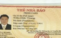 Thu hồi thẻ nhà báo của Chủ tịch Trung tâm hỗ trợ người nghèo
