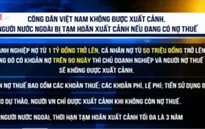 Dự thảo cấm xuất cảnh nếu nợ thuế trên 50 triệu đồng