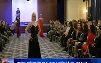 Nữ chiến binh trình diễn thời trang tại miền Đông Ukraine
