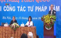 Chủ tịch Quốc hội dự Hội nghị triển khai công tác Tư pháp năm 2015