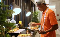 U23 Việt Nam tập thích nghi với thực đơn ở Singapore