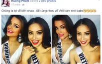 Trượt Top 15, Phạm Hương rủ Hoa hậu Dominican về Việt Nam