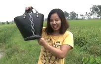 Túi xách tái chế từ lốp xe ở Ý Yên, Nam Định chinh phục thị trường châu Âu