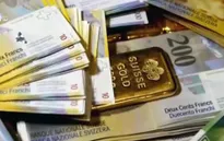 Giá vàng tăng mạnh sau khi Thụy Sĩ bỏ trần tỷ giá