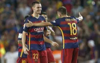 Vermaelen lần đầu lập công, Barcelona thắng nhọc Malaga