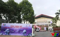 Toàn cảnh khu vực thi đấu vòng Chung kết Robocon Việt Nam 2015