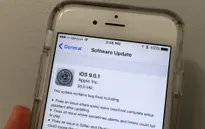 iOS 9 cập nhật bản vá lỗi đầu tiên với dung lượng siêu nhẹ