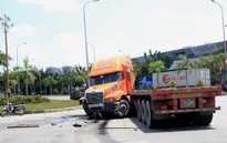 Xe container gây tai nạn liên hoàn, 3 người bị thương