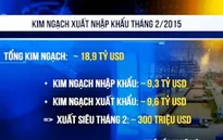 Việt Nam xuất siêu trở lại trong tháng đầu năm mới
