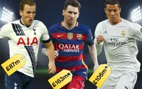 Ronaldo "hít khói" cả Messi lẫn Neymar trong top 100 cầu thủ đắt giá nhất