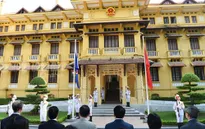 Lễ thượng cờ ASEAN tại trụ sở Bộ Ngoại giao