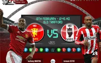 Sunderland – Man Utd: Dạo chơi và 3 điểm? (19h30, 13/2, K+1)