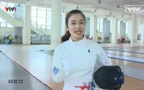 BTV Thanh Huyền trổ tài đấu kiếm không kém cạnh VĐV chuyên nghiệp