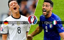 Lịch trực tiếp tứ kết EURO 2016 hôm nay: Đại chiến Đức - Italy (VTV3 & VTV3HD, VTV9)