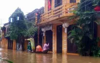 Hội An cấm dân chèo ghe, thuyền đưa đón khách trong mưa lũ