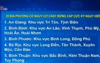 20 địa phương có nguy cơ cháy rừng cấp cực kỳ nguy hiểm