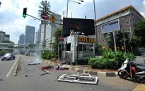 Những hình ảnh đẫm máu về vụ khủng bố ở Jakarta
