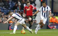 Đá thiếu người, Man Utd ngậm trái đắng trước West Brom