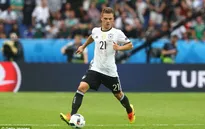 VIDEO EURO 2016: Cột dọc từ chối siêu phẩm của Kimmich