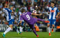 Espanyol 0-2 Real Madrid: Benzema và Rodriguez lập công, Real trở lại ngôi đầu
