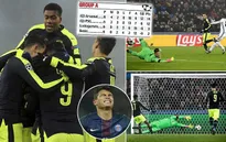 Lucas Perez lập hat-trick, Arsenal vượt mặt PSG giành ngôi đầu