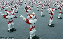 Hơn 1.000 robot nhảy múa lập kỷ lục thế giới ở Trung Quốc